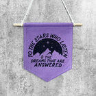 TO THE STARS Colorful Hand Dyed Pin Banner