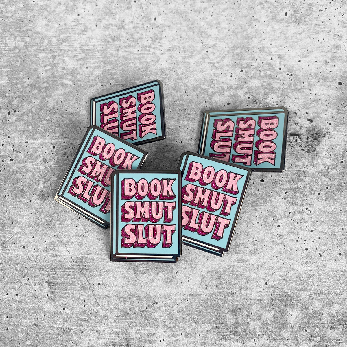 BOOK SMUT SLUT Lapel Pin