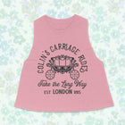 COLIN'S CARRIAGE RIDES Women's Racerback Cropped Tank
