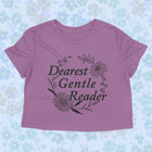 DEAREST GENTLE READER Women's crop shirt