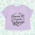 DEAREST GENTLE READER Women's crop shirt