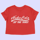 NUKA COLA Women's crop shirt