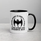 DRAGON WITHOUT RIDER Mug with Color Inside