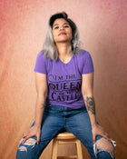 I'M THE QUEEN OF THE CASTLE Women/Junior Fitted T-Shirt