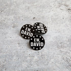 SECONDS SALE -- Ew, David Lapel Pin -- Slightly Imperfect!