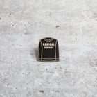 David's Sweater Collection lapel pin