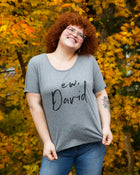EW, DAVID Women's Slouchy Shirt