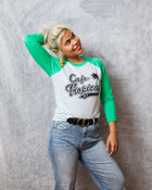 CAFE TROPICAL Unisex 3/4 Sleeve Baseball Shirt