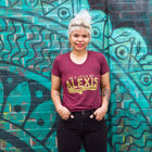 SECONDS SALE -- LITTLE BIT ALEXIS Women/Junior Fitted T-Shirt -- SLIGHTLY IMPERFECT