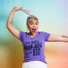 YOU GOTTA THINK BIG Women/Junior Fitted T-Shirt