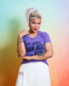 YOU GOTTA THINK BIG Women/Junior Fitted T-Shirt