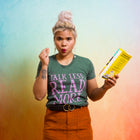 TALK LESS READ MORE Women/Junior Fitted T-Shirt