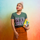 TALK LESS READ MORE Women/Junior Fitted T-Shirt