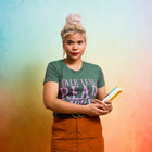 TALK LESS READ MORE Women/Junior Fitted T-Shirt