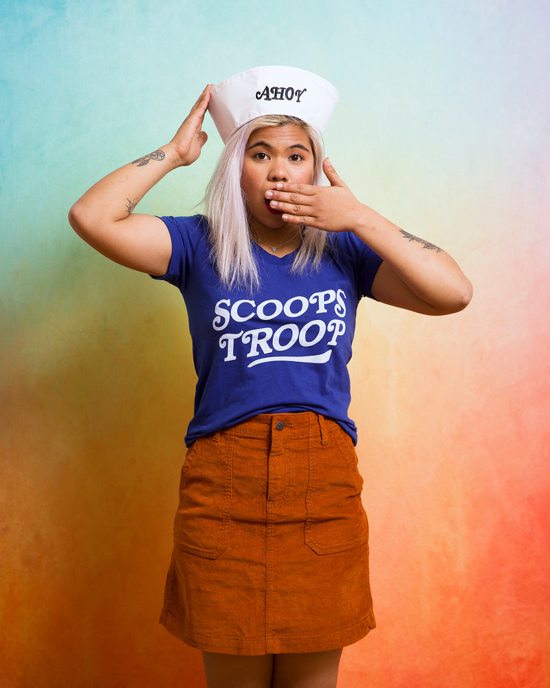 SCOOPS TROOP Women/Junior Fitted T-Shirt
