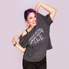 DINOSAUR EATS MAN Bella+Canvas Women's Slouchy Shirt