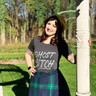 GHOST BITCH Women/Junior Fitted T-Shirt