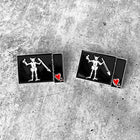 SECONDS SALE --  PIRATE FLAGS Lapel Pin -- SLIGHTLY IMPERFECT!