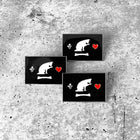 SECONDS SALE --  PIRATE FLAGS Lapel Pin -- SLIGHTLY IMPERFECT!