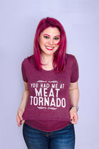 MEAT TORNADO Women/Junior Fitted T-Shirt