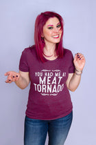 MEAT TORNADO Women/Junior Fitted T-Shirt