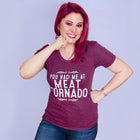 MEAT TORNADO Women/Junior Fitted T-Shirt