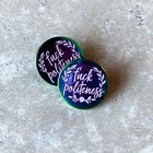 SECONDS SALE -- FUCK POLITENESS Lapel Pin -- SLIGHTLY IMPERFECT