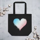 TRANSGENDER SCRIBBLE HEART Eco Tote Bag