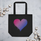 BISEXUAL SCRIBBLE HEART Eco Tote Bag
