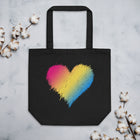 PANSEXUAL SCRIBBLE HEART Eco Tote Bag