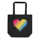 PANSEXUAL SCRIBBLE HEART Eco Tote Bag