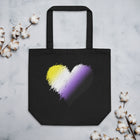 NON-BINARY SCRIBBLE HEART Eco Tote Bag