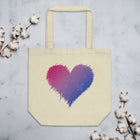 BISEXUAL SCRIBBLE HEART Eco Tote Bag