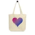 BISEXUAL SCRIBBLE HEART Eco Tote Bag