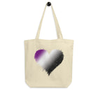 ASEXUAL/DEMISEXUAL SCRIBBLE HEART Eco Tote Bag