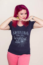 SHINING LIKE THE BRIGHTEST STAR Women/Junior Fitted T-Shirt