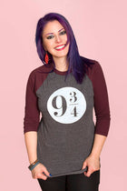 TRAIN PLATFORM Unisex 3/4 Sleeve Baseball Shirt