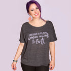 DINOSAUR EATS MAN Bella+Canvas Women's Slouchy Shirt