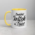 BADDEST WITCH IN TOWN Mug with Color Inside