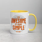 I'M AWESOME Mug with Color Inside