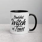 BADDEST WITCH IN TOWN Mug with Color Inside