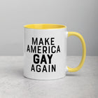 MAKE AMERICA GAY AGAIN Mug with Color Inside