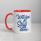 WITCHES GET STUFF DONE Mug with Color Inside