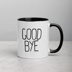 HELLO / GOOD BYE Mug with Color Inside