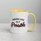 ALL IS POSSIBLE Mug with Color Inside