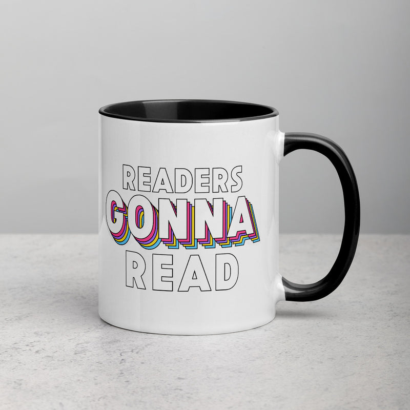 READERS GONNA READ Mug with Color Inside