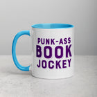 PUNK-ASS BOOK JOCKEY Mug with Color Inside