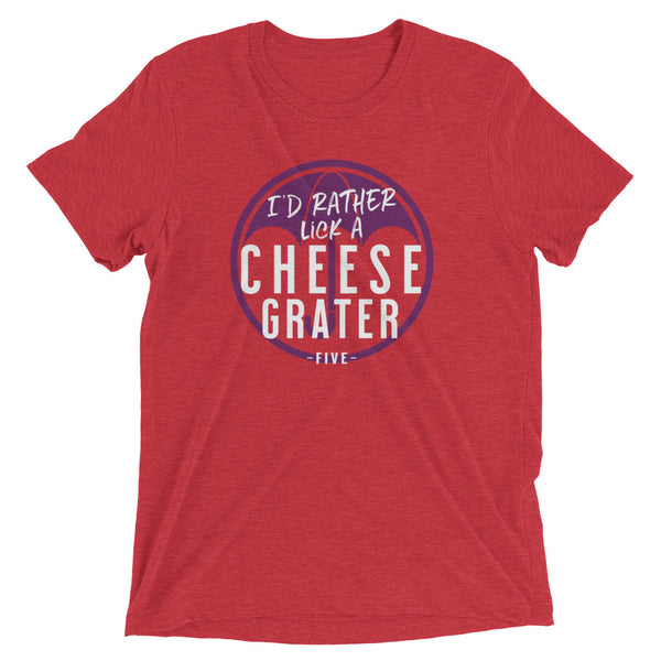 I'D RATHER LICK A CHEESE GRATER Unisex T-shirt – The Colorful Geek