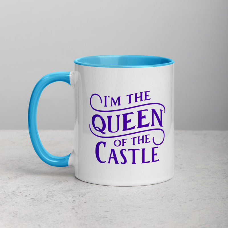 QUEEN OF THE CASTLE Mug with Color Inside
