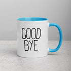 HELLO / GOOD BYE Mug with Color Inside